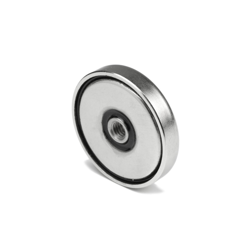 Pot magnet with internal thread, Ø40 mm.