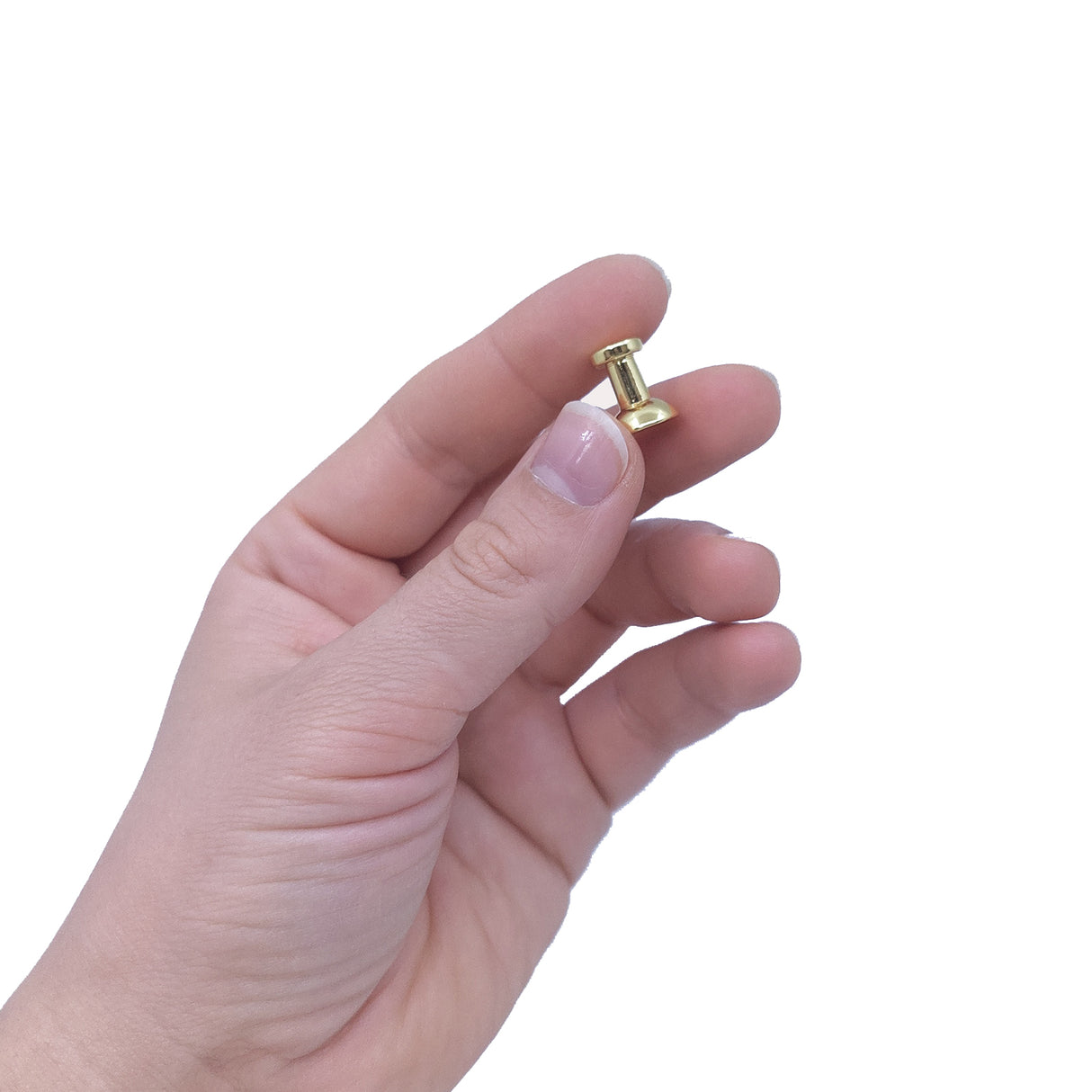 PIN magnets, metal GOLD 10 pack - fridge magnets