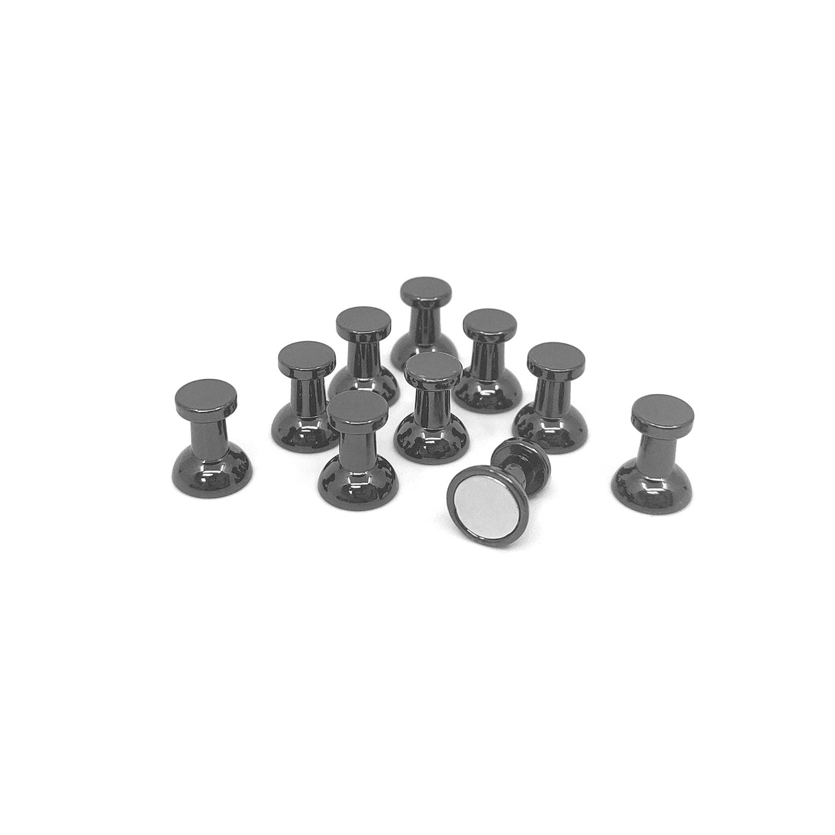 PIN magnets, metal 10 pack - fridge magnets