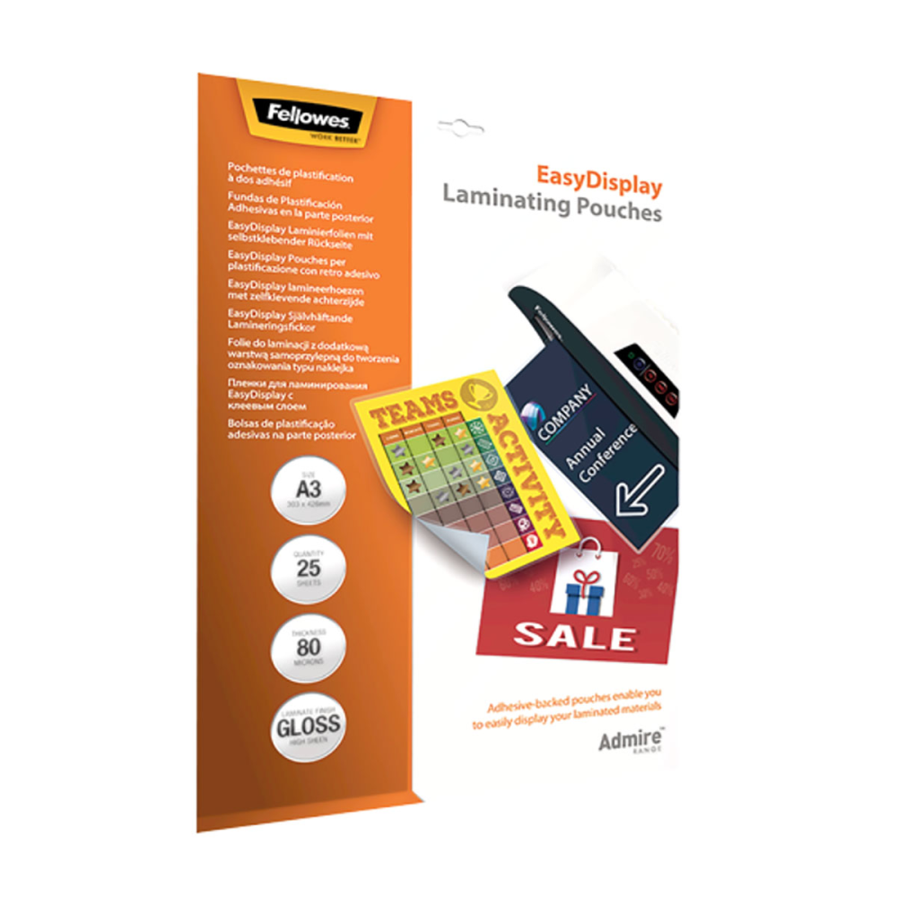 Lamination pockets A3, self-adhesive. (25 pcs.)