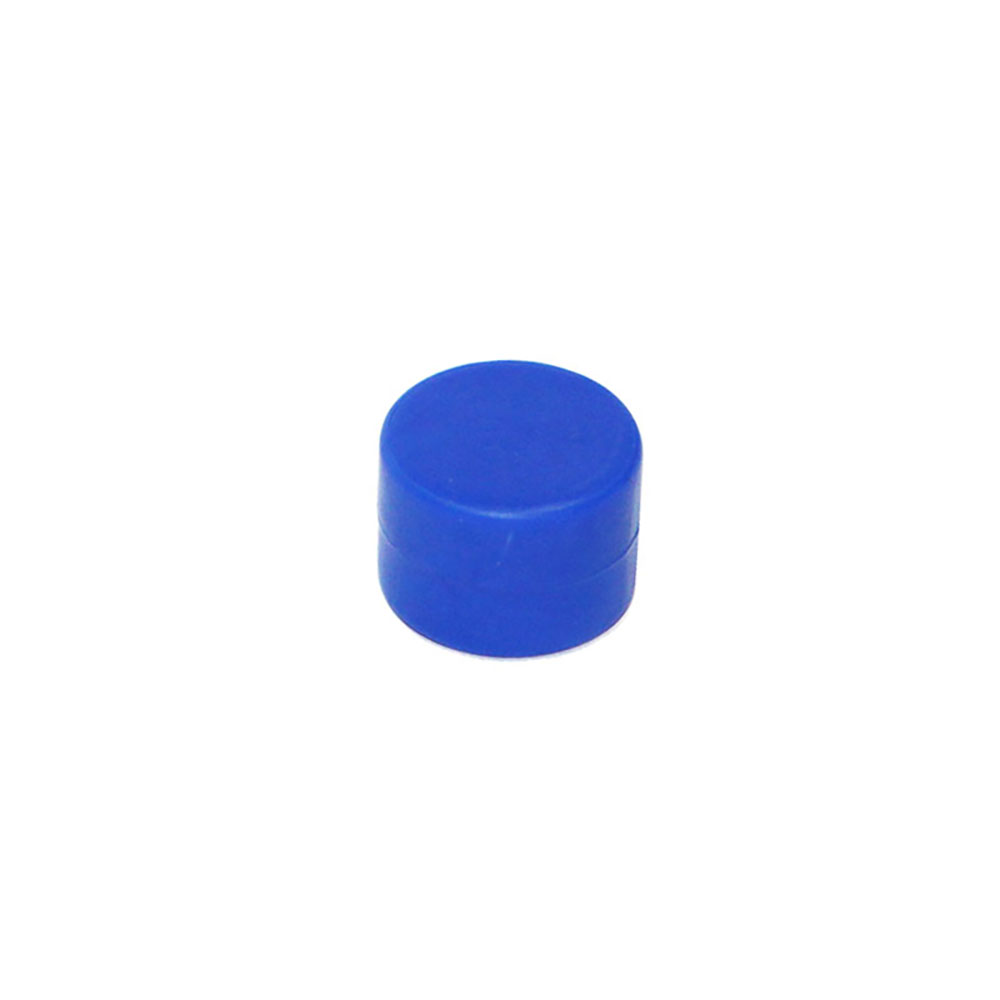 Rubber magnet, Disc 17x12 mm. - Blue