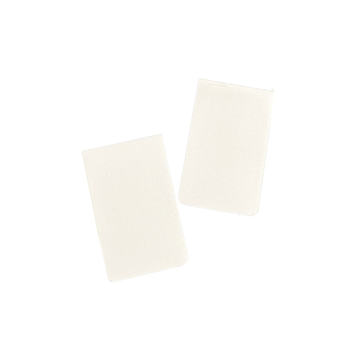 Magnetic bookmarks 6x4 cm., white (2-pack)