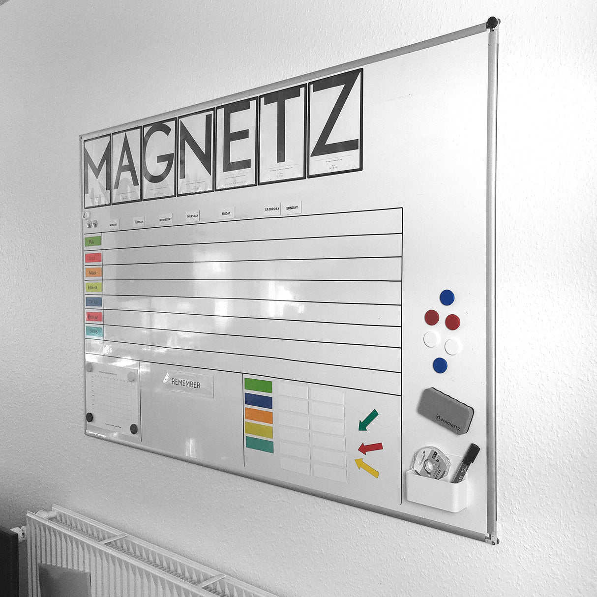 WEEKDAYS english - Magnetic set