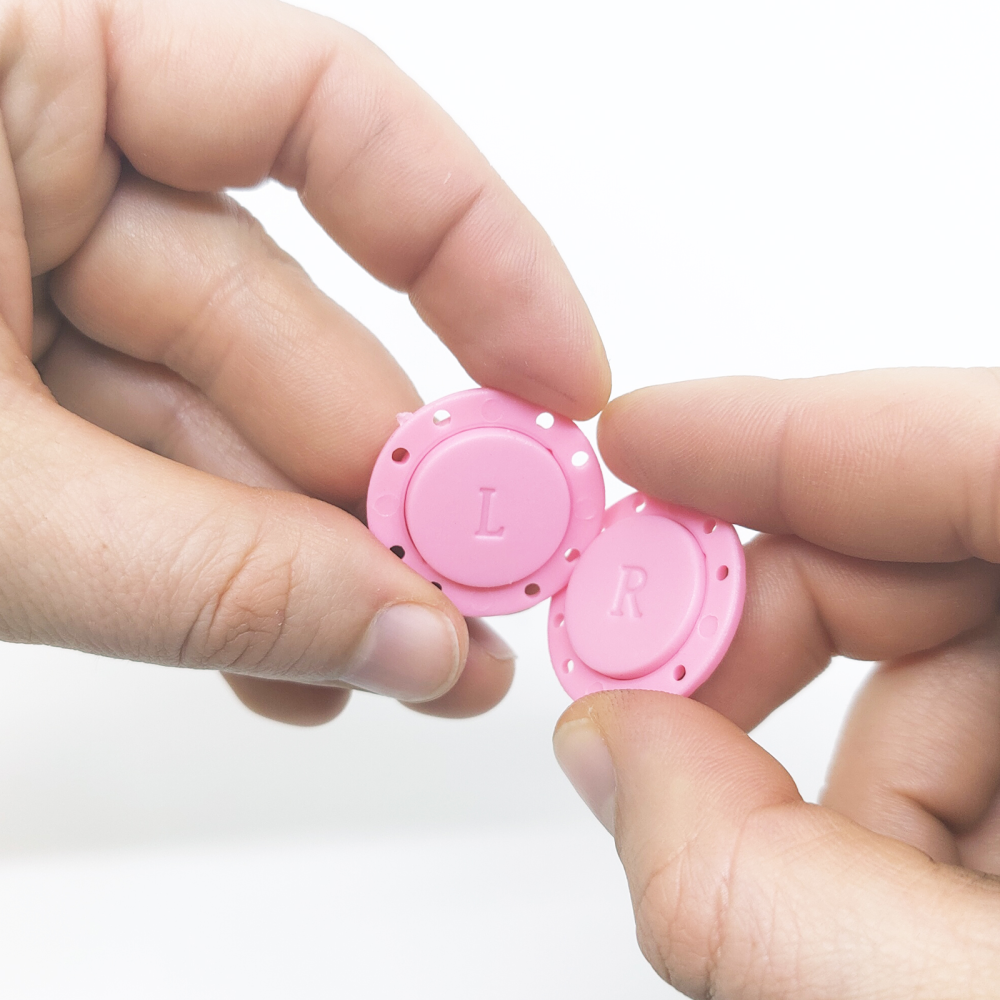 Magnetic button 26 mm., Pink
