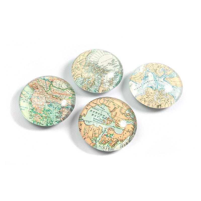 World map EYE 4 pack, fridge magnets