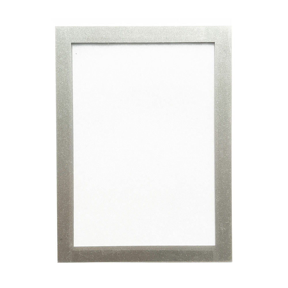 Window display A4 w/magnetic frame, Silver