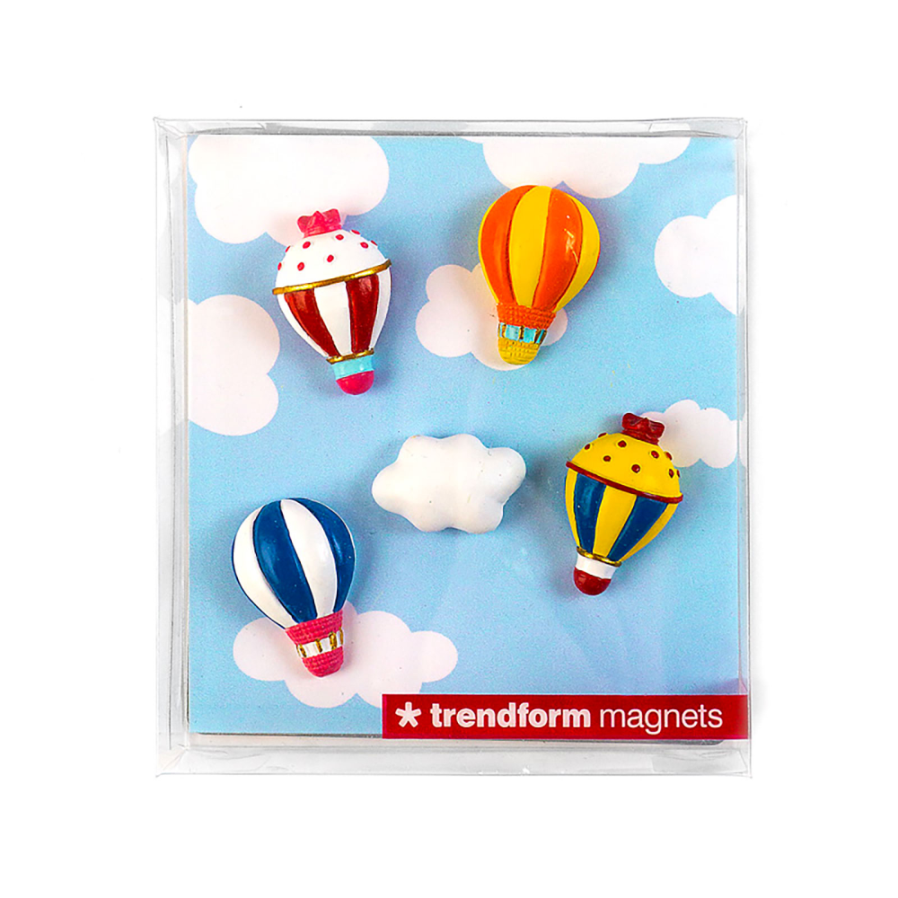 AIR BALLOON magnets, 5 pack - fridge magnets