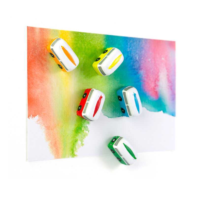 CAMPER magnets, 5 pack - Fridge magnets