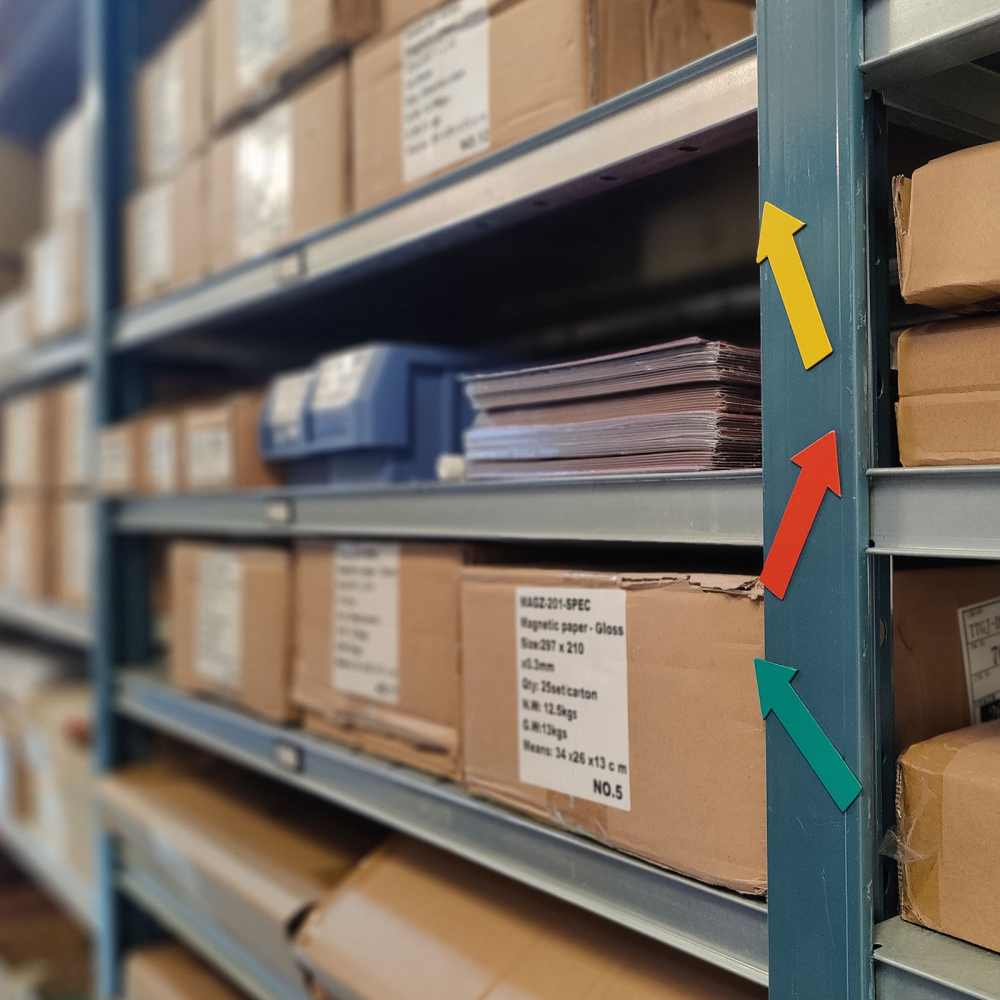 Green Arrow 7x3 cm. - Magnetic Foil