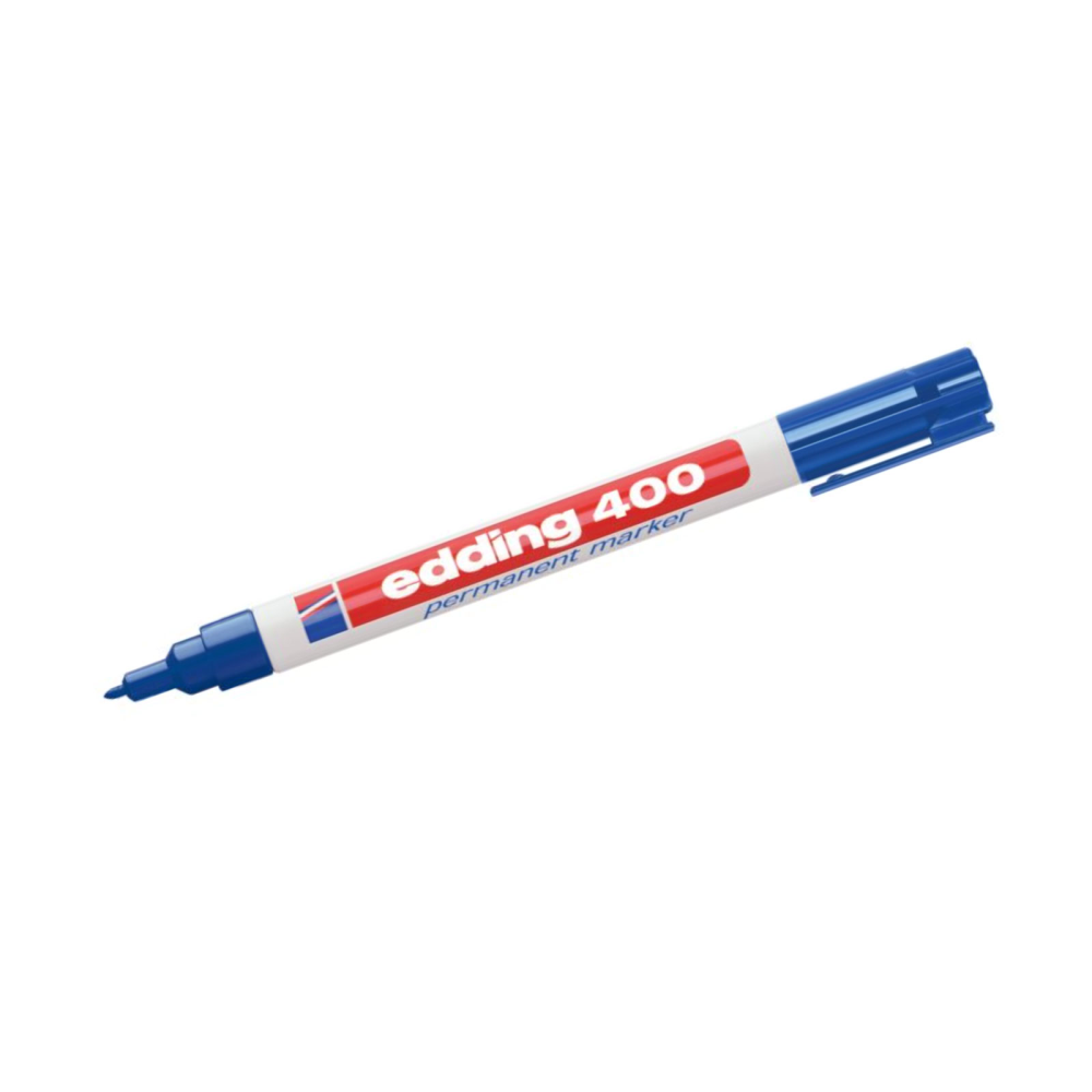 Edding 400 Permanent Marker, Blue (1 mm.)