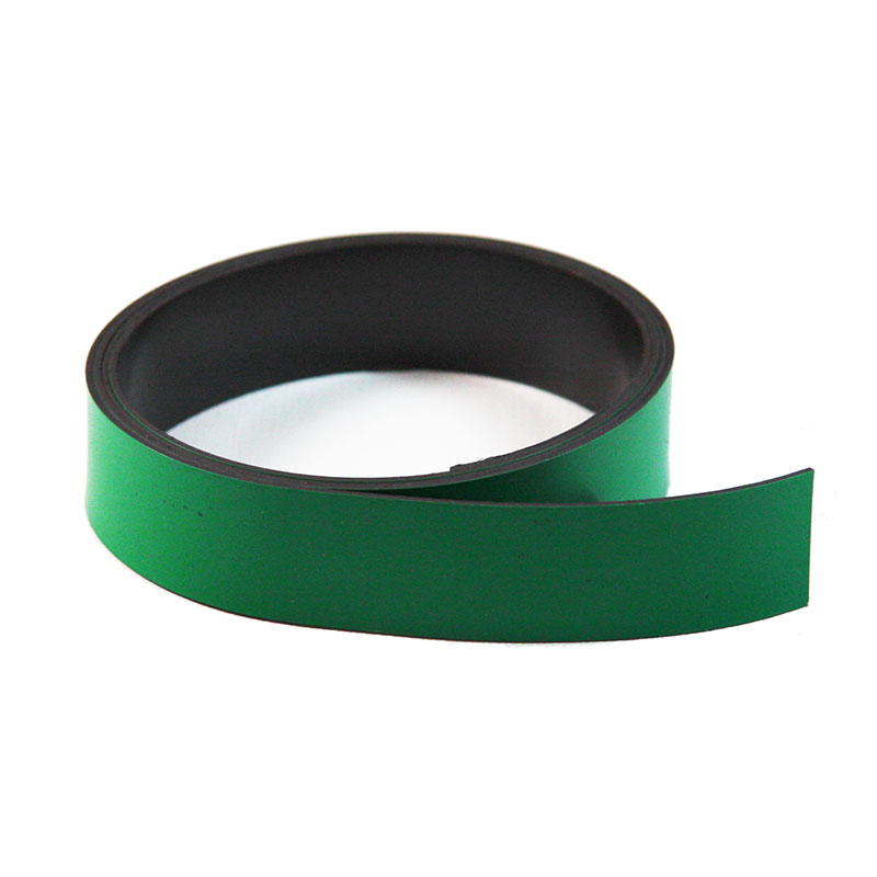 Magnetic foil, Green 20 mm. x 1 m.