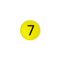 Strong symbol magnet, Yellow Round (7)