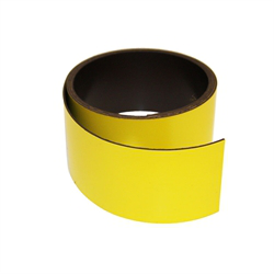 Magnetic foil, Yellow 40 mm. x 1 m.