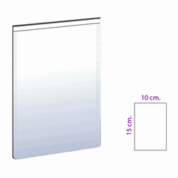 Magnetic pocket 10x15 cm, White
