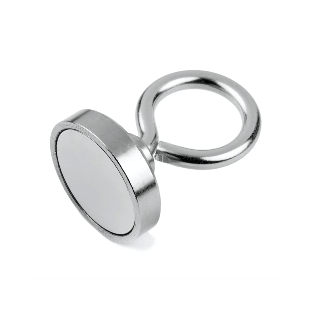 Pot magnet with closed hook, Ø40 mm.