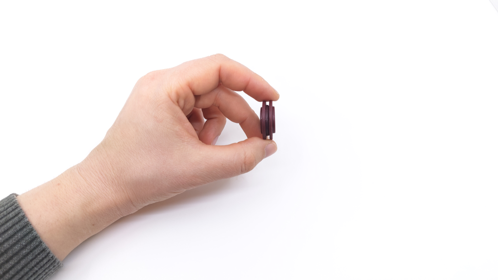 Magnetic button 26 mm., Dark Purple