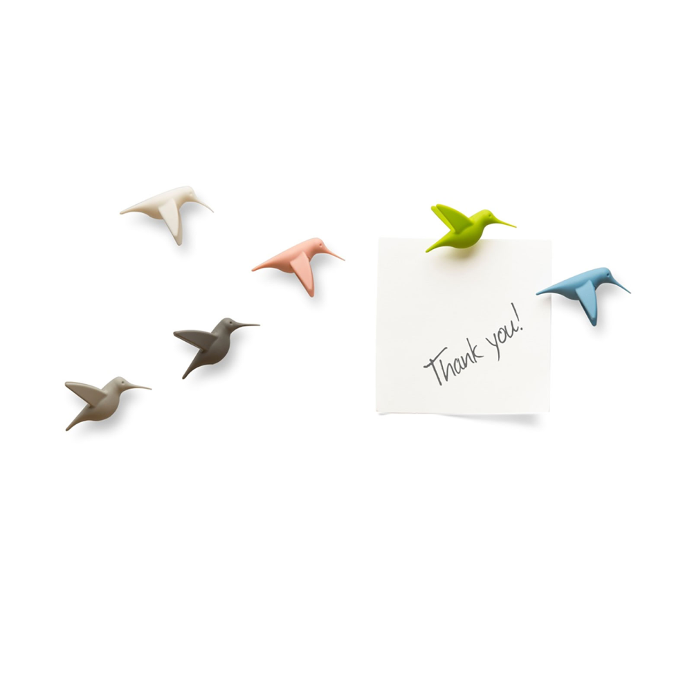 Hummingbird Pastel, 6 pack - Fridge magnets