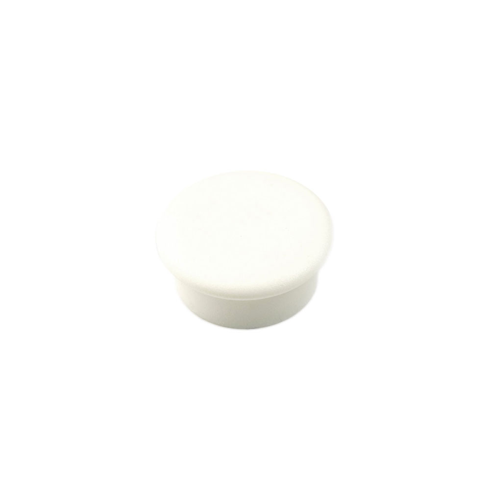 Strong office magnet, white round Mini