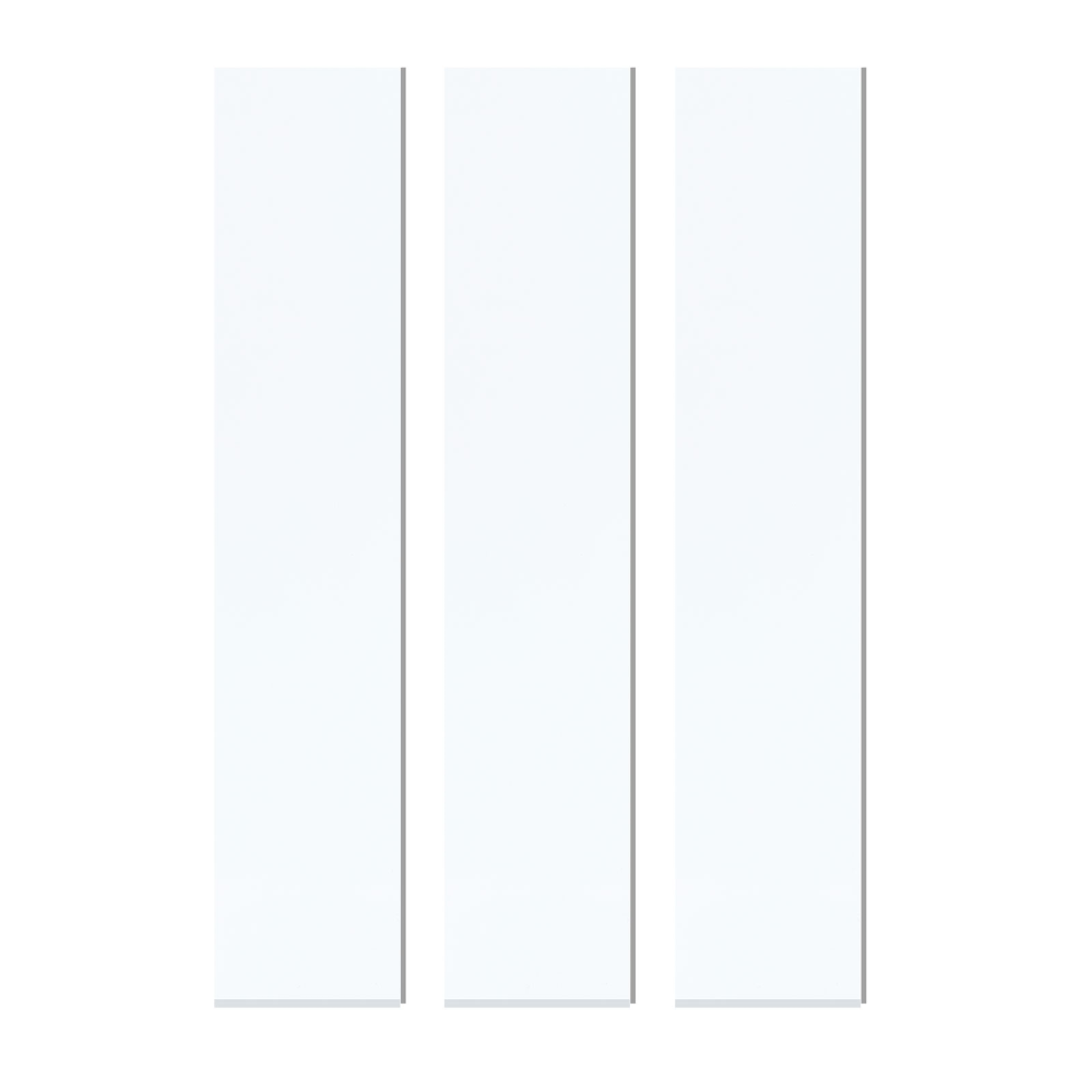 Magnetic Sheet 70x297 mm., White