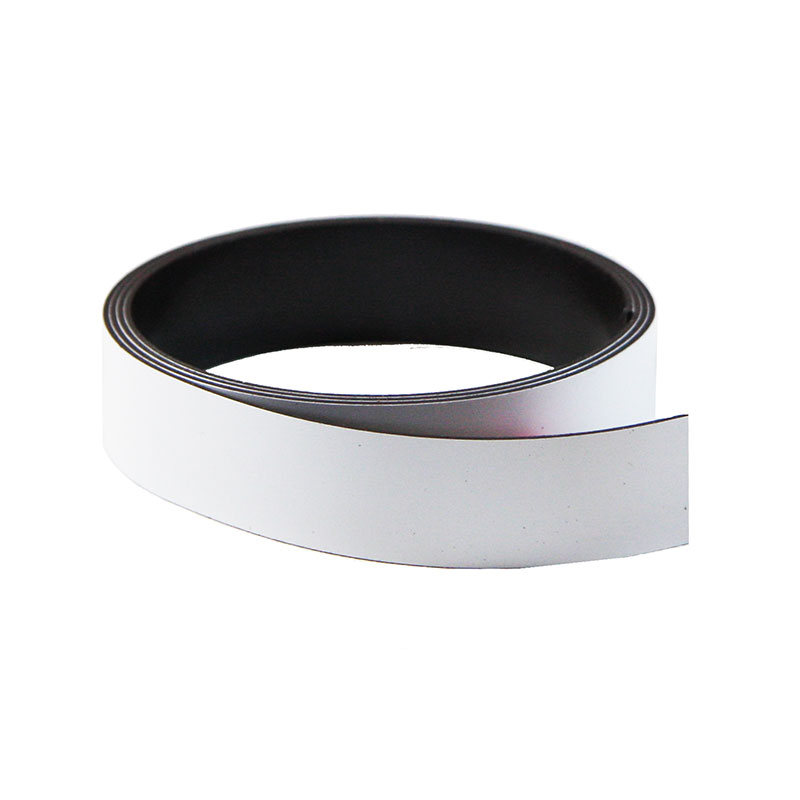 Magnetic foil, White 20 mm. x 1 m.
