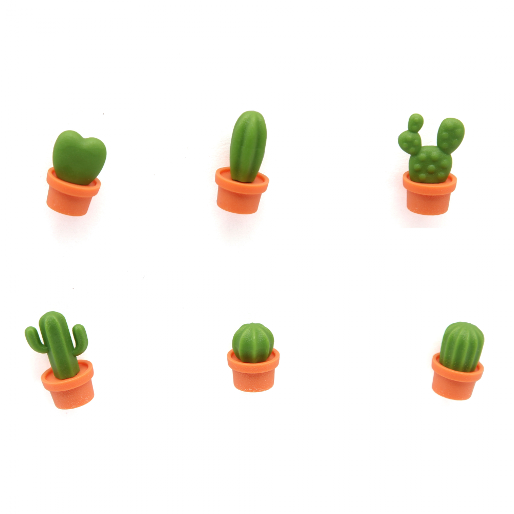 Cactus 6 pack, fridge magnets