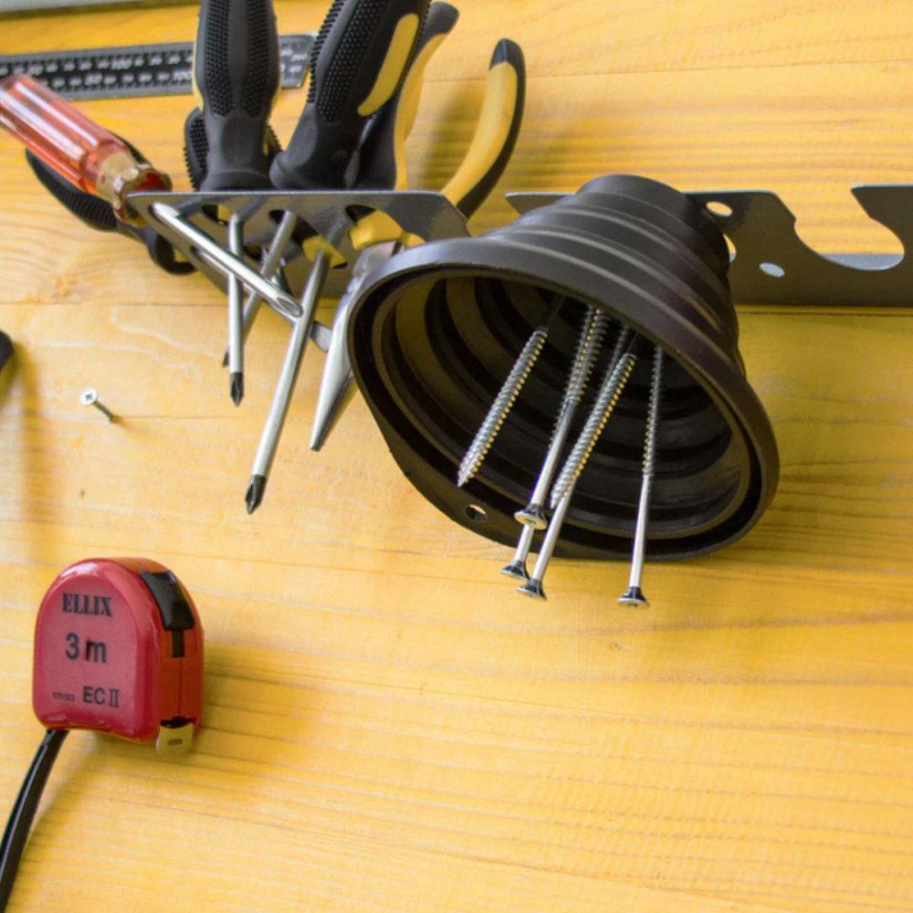 Magnetic rubber bowl for screws and nails, Ø135 mm