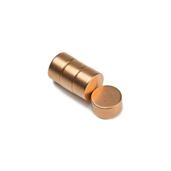 Power magnet, Disc 12x6 mm., Copper