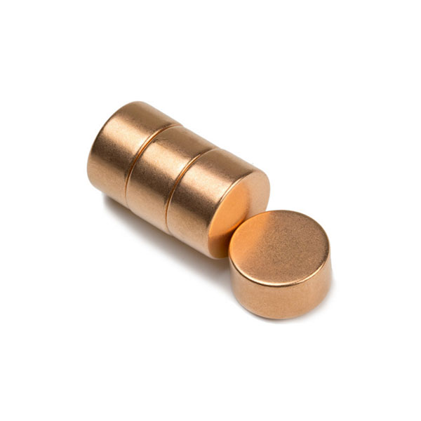 Power magnet, Disc 15x8 mm., Copper