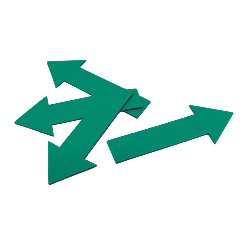 Green Arrow 7x3 cm. - Magnetic Foil