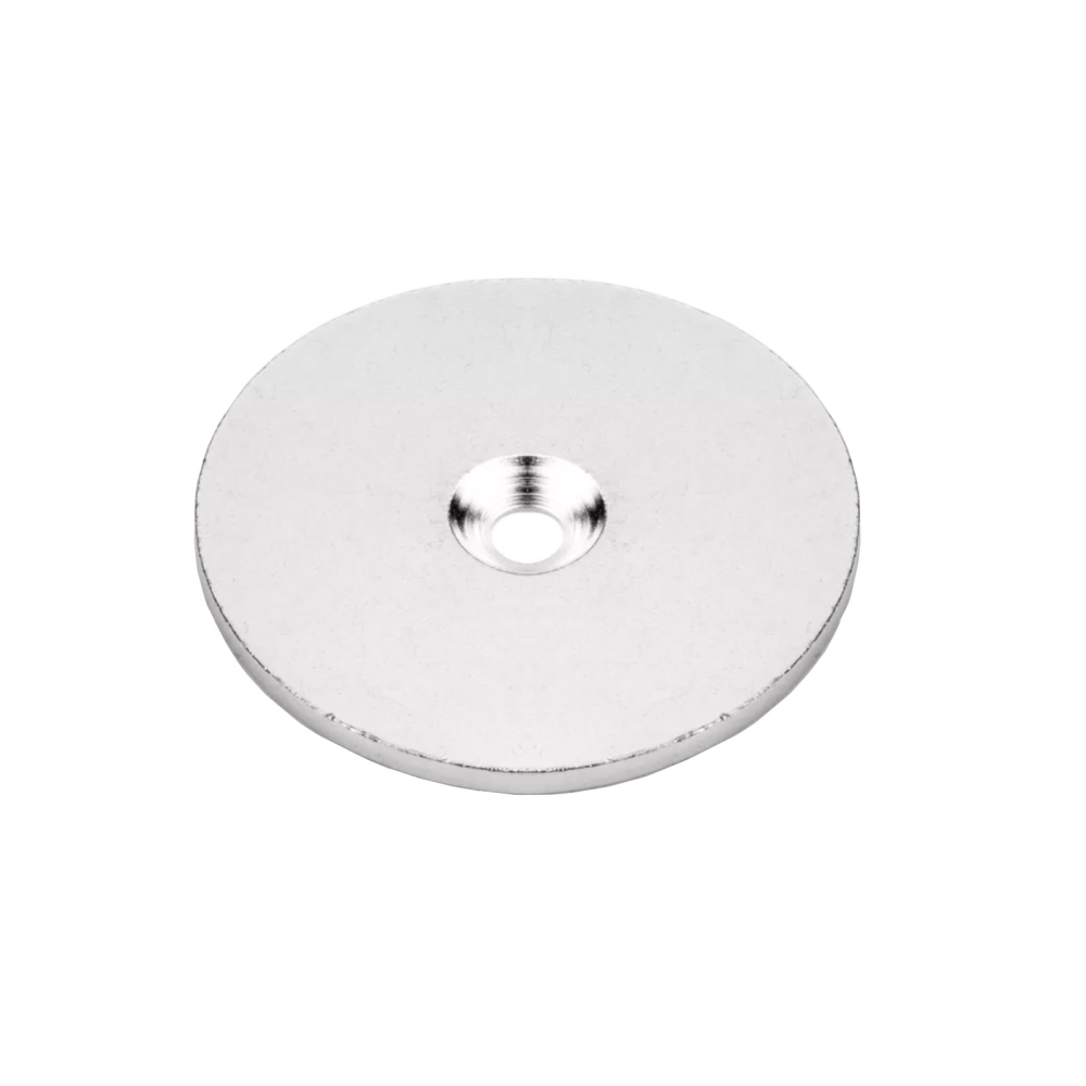 Countersunk metal disc Ø50 mm.