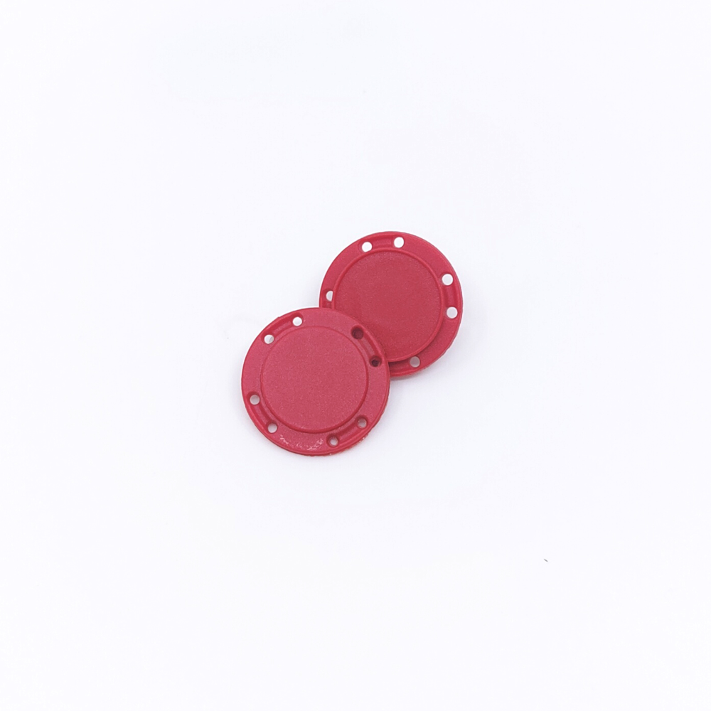 Magnetic button 26 mm., Red