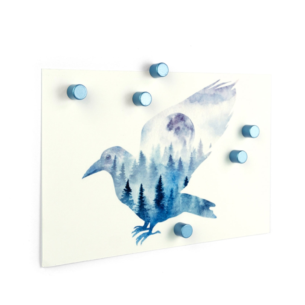 BOLT magnets 8x8 mm., 6-pack SKYBLUE