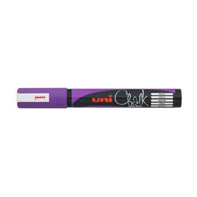 UNI Chalk Marker, Purple (1.8 - 2.5 mm) - PWE-5M