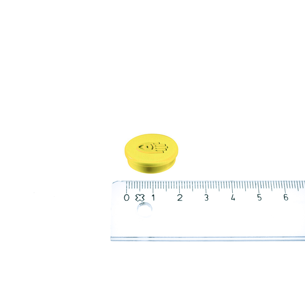 Legamaster Office Magnet, Yellow Ø20 mm.