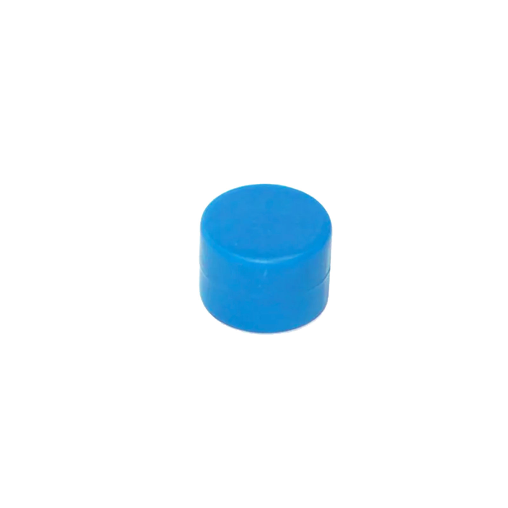 Rubber magnet, Disc 17x12 mm. - Light blue