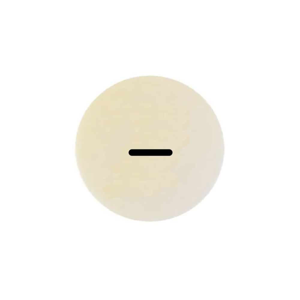 Strong symbol magnet, White Round (-)