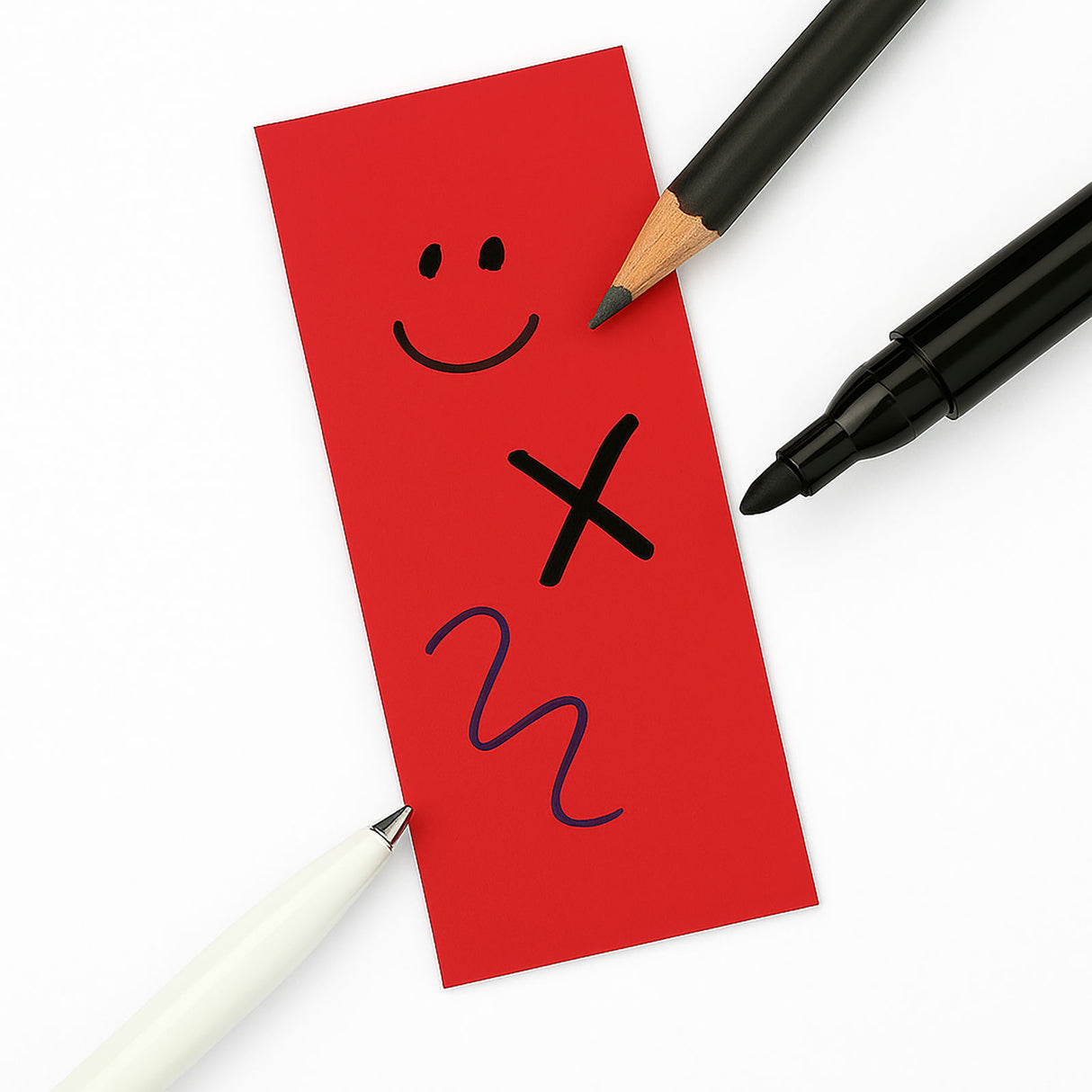 Magnetic sheet A4, Red