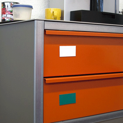 Magnetic foil, Green 40 mm. x 1 m.