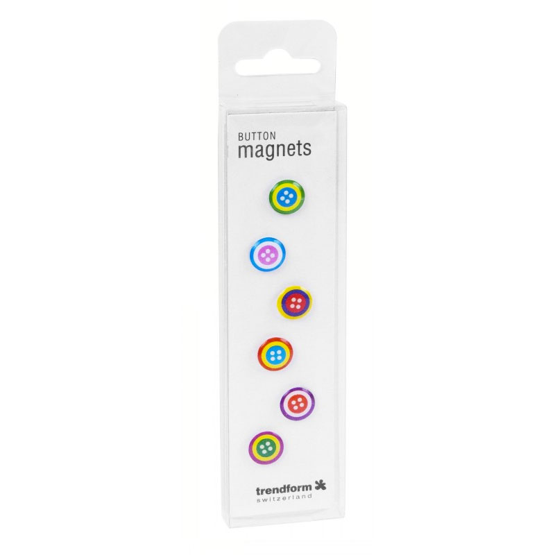 BUTTON magnets, 6-pack - fridge magnets