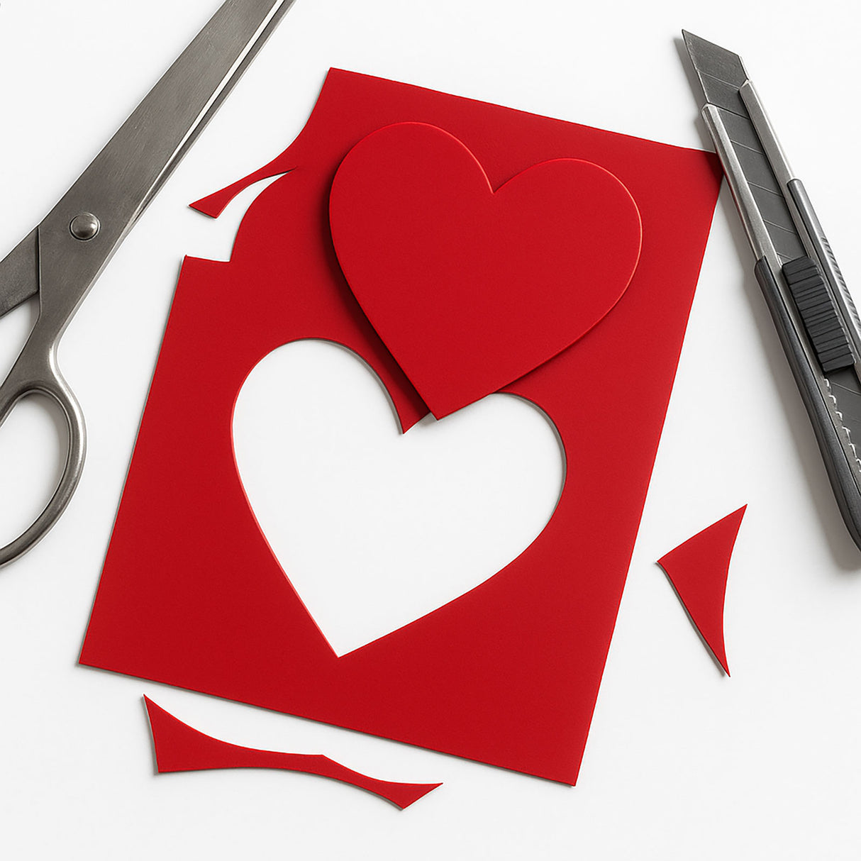 Magnetic sheet A4, Red