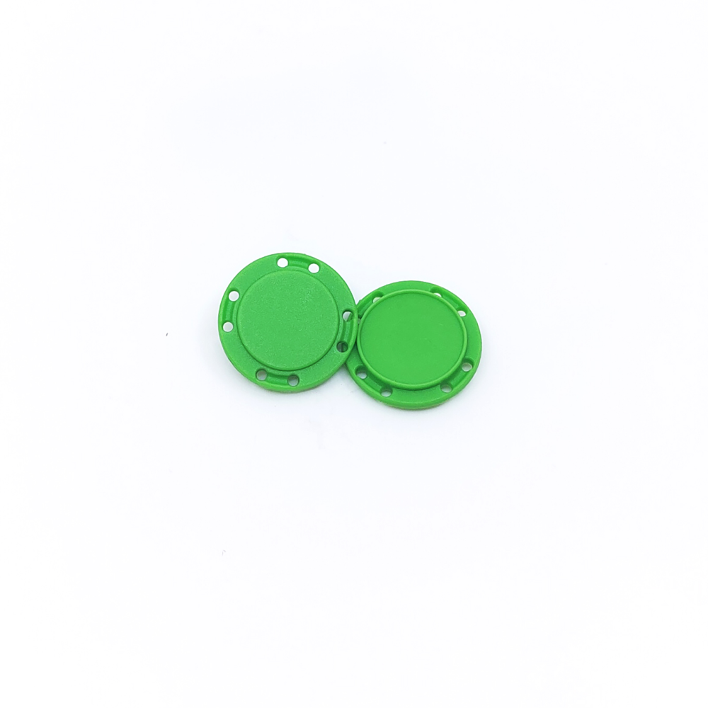 Magnetic button 26 mm., Green