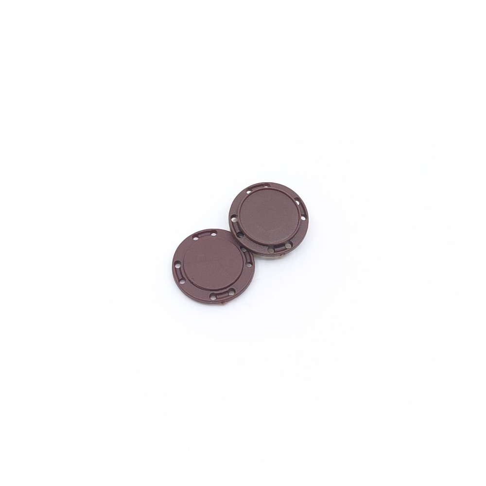 Magnetic button 26 mm., Brown