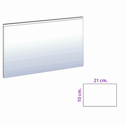 Magnetic pocket 21x10 cm, White