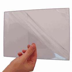 Magnetic pocket 21x10 cm, White w/Quickload