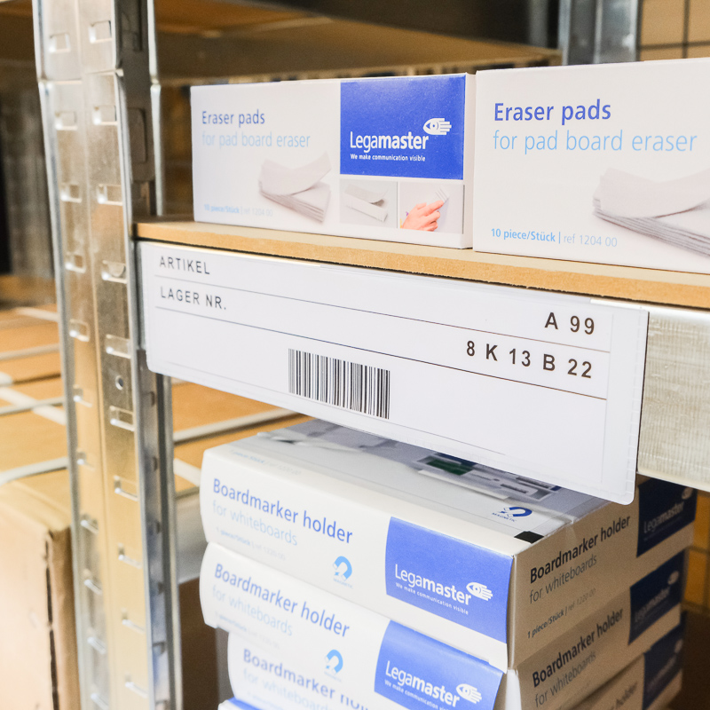 Magnetic pocket 21x5 cm., Black