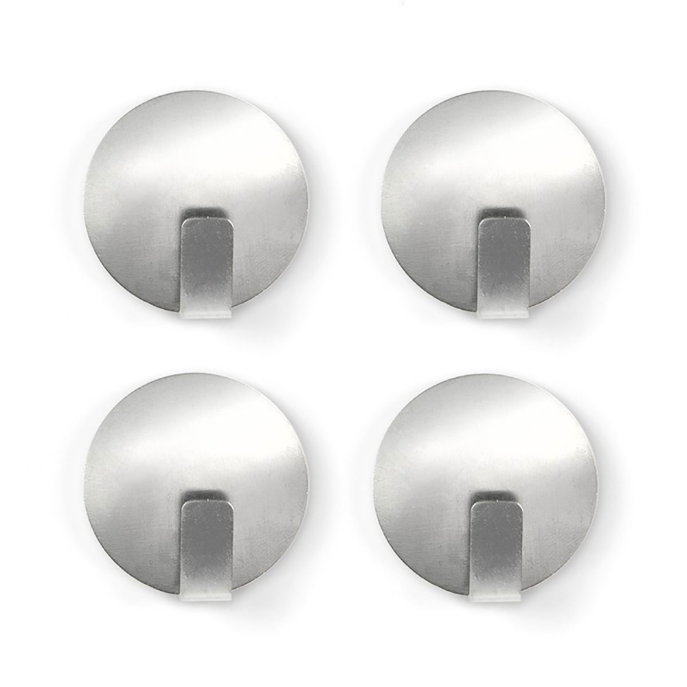Magnetic hooks metal 4-pack, fridge magnets