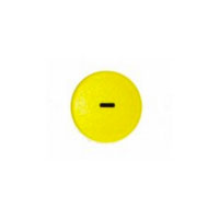 Strong symbol magnet, Yellow Round (-)