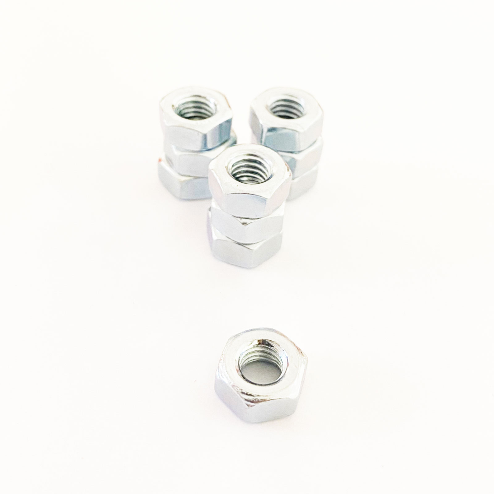 Nut M6 - Steel nut FZB, 10-pack