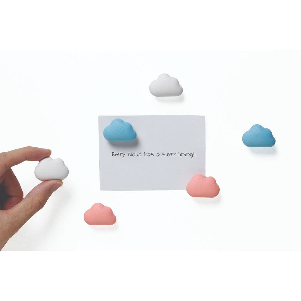 CLOUD magnets pastel 6-pack - fridge magnets