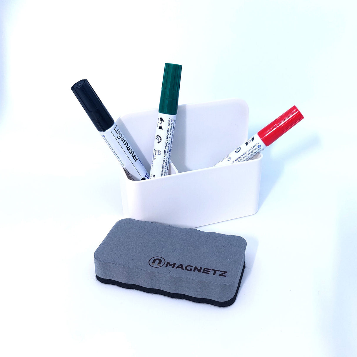 Marker holder box, White - Magnetic